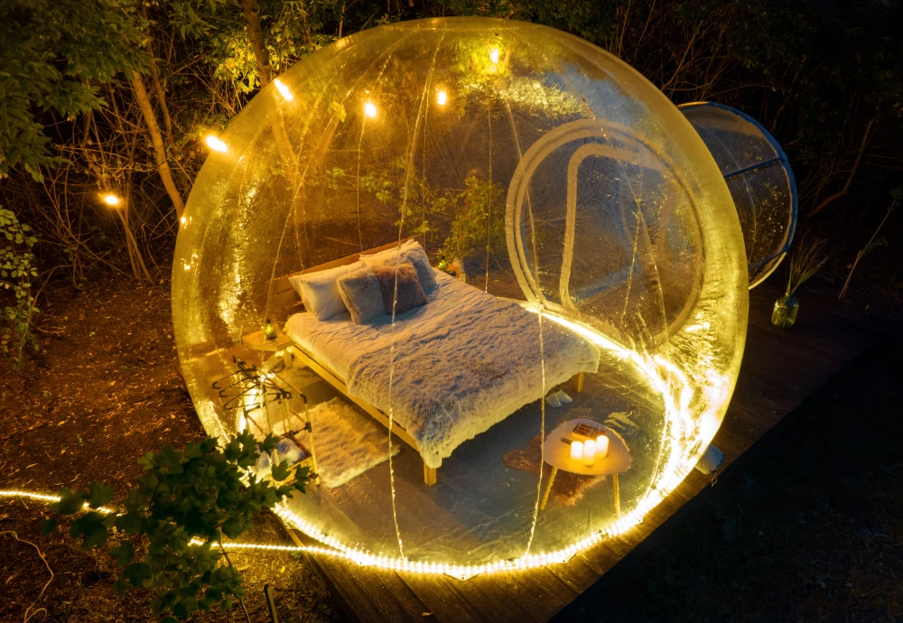 inflatable tent looks like bubble